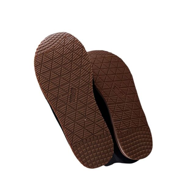 Teva Women's Ember lace Slipper Boots in black 9 - Picture 9 of 10